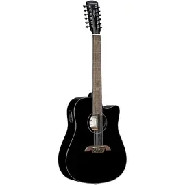 Электроакустическая гитара Alvarez AD60CE 12-String Dreadnought Black