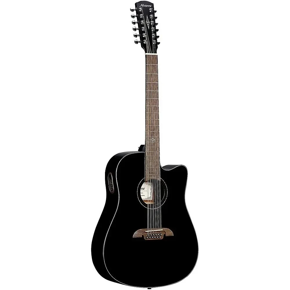 Электроакустическая гитара Alvarez AD60CE 12-String Dreadnought Black