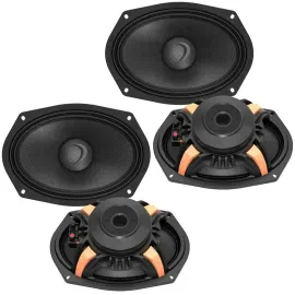 (2-Pairs) Diamond MS69NEO 1400W 6x9" Midrange Coaxial Speakers