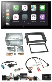 Pioneer Lenkrad Bluetooth DAB 2DIN USB Autoradio für Mercedes Vito Viano W639 Au