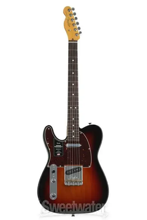 Электрогитара Fender American Professional II Telecaster Rosewood FB Left-Handed 3-Color Sunburst