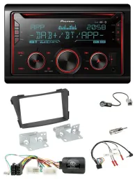 Автомагнитола Pioneer 2DIN, DAB, Bluetooth, USB, CD для Hyundai i40 (VF, с 2011)