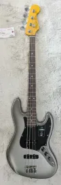 Fender American Professional II 4-String Jazz Bass, Mercury with Case 9.0 lbs