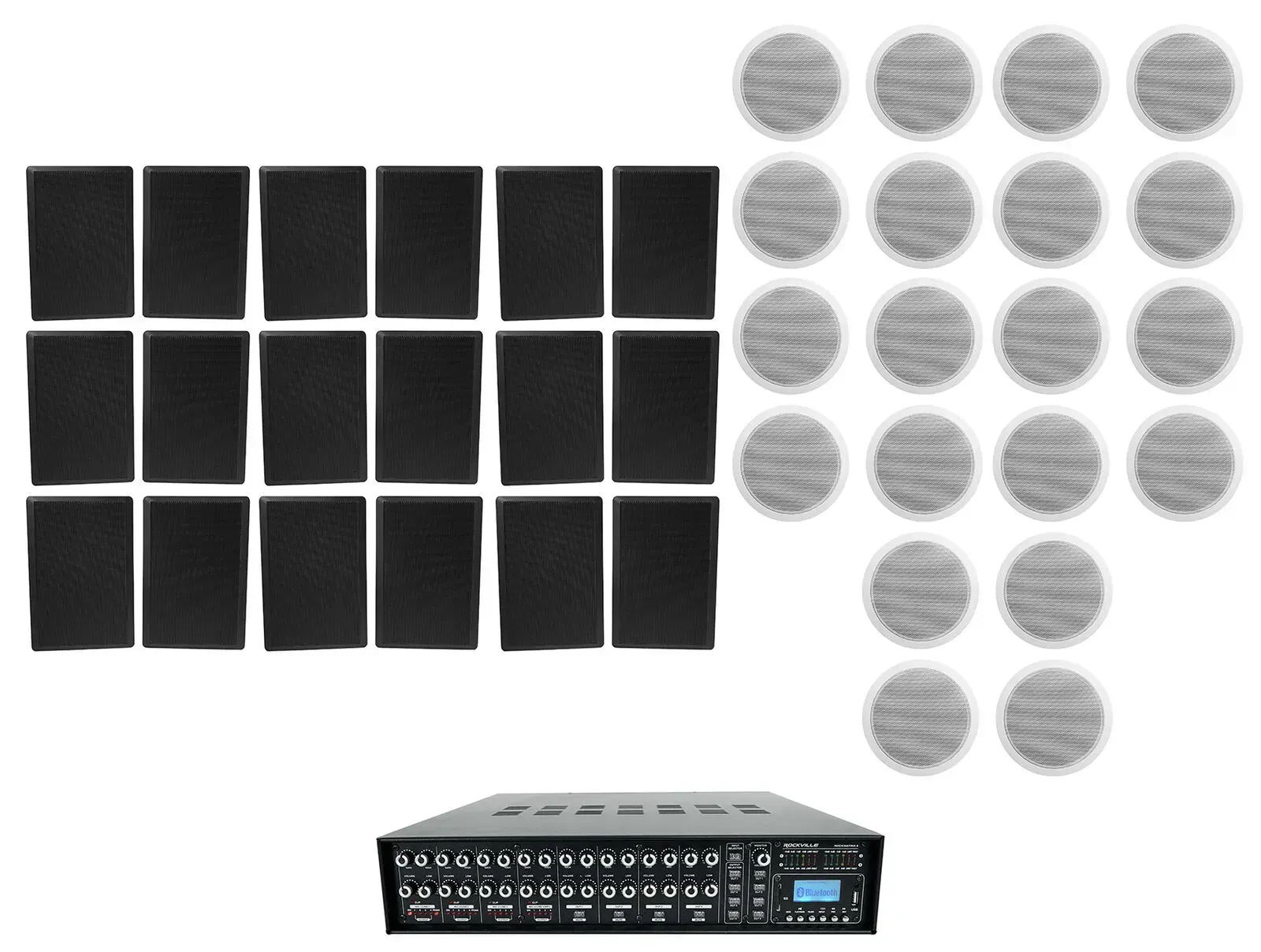 Трансляционный усилитель Rockville Rock Matrix с комплектом акустики