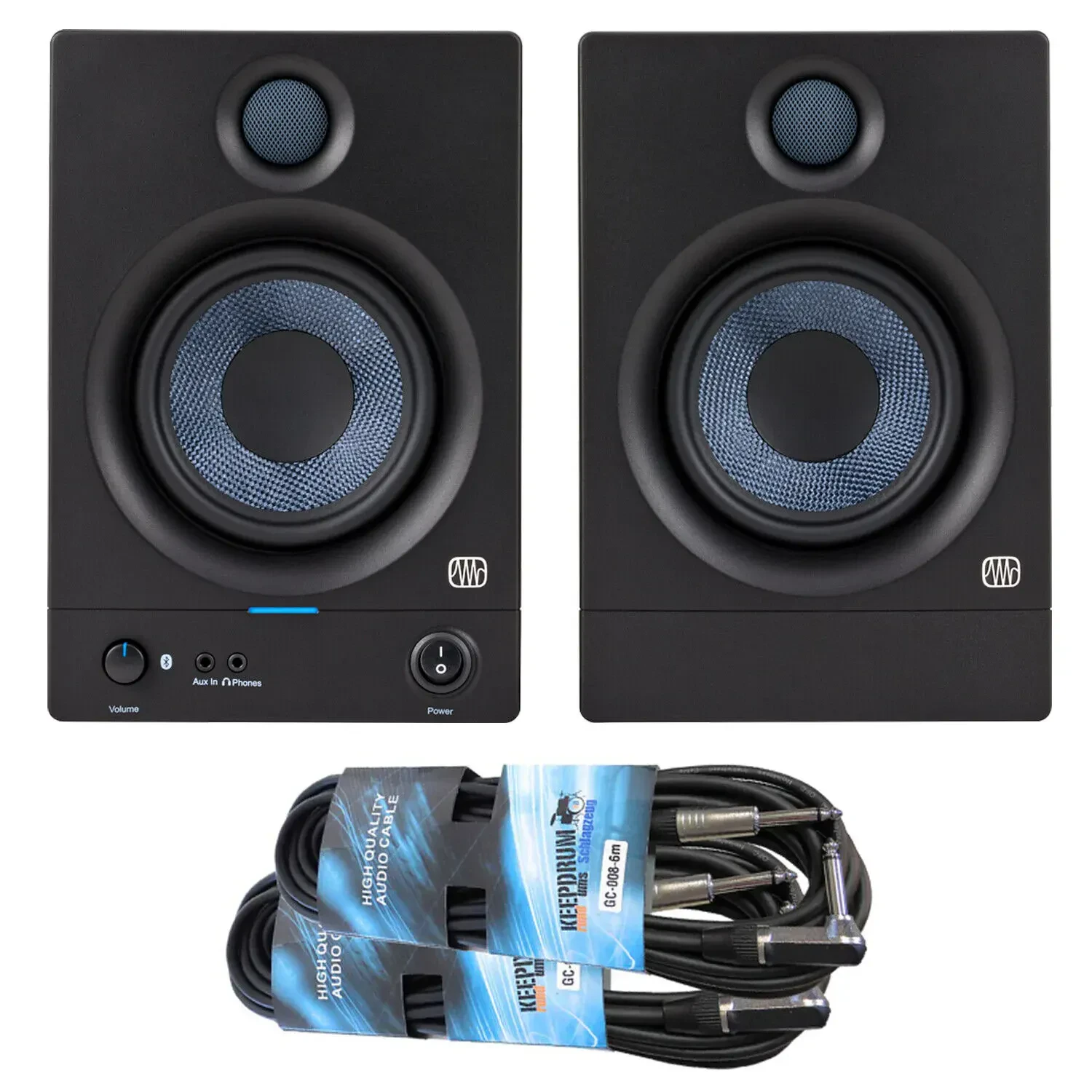 Активный студийный монитор PreSonus Eris 5BT 2nd Gen Black с кабелем (пара)