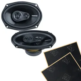 Memphis Street Reference SRX693V 6x9" Coaxial Speakers with Sound Damping