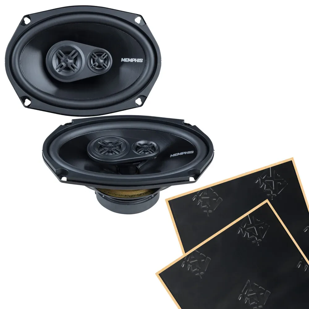 Memphis Street Reference SRX693V 6x9" Coaxial Speakers with Sound Damping