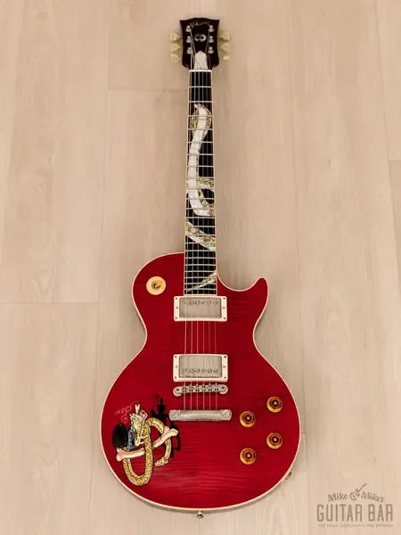 Электрогитара Gibson Custom Shop Slash Snakepit Les Paul Cranberry 1 of 100 USA 1997 w/Case