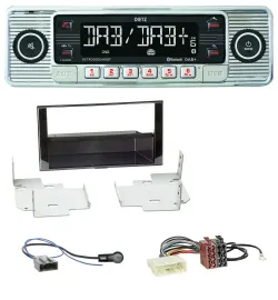 Dietz Bluetooth MP3 DAB USB Autoradio für Nissan Micra (2013-2017) piano