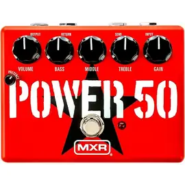 Педаль эффектов для электрогитары MXR TBM1 Tom Morello Power 50 Overdrive