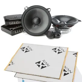 Infinity REF-5030cx 5.25" 2-Way Component Car Speakers+Sound Deadening