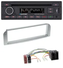 Blaupunkt USB DAB CD Bluetooth MP3 Autoradio für Alfa Romeo 147, GT - silbergrau