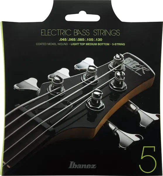 Струны для бас-гитары Ibanez IEBS5C Light Top Medium Bottom 45-130