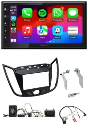Kenwood Lenkrad USB DAB 2DIN Bluetooth Autoradio für Ford Kuga DM2 ab 2013