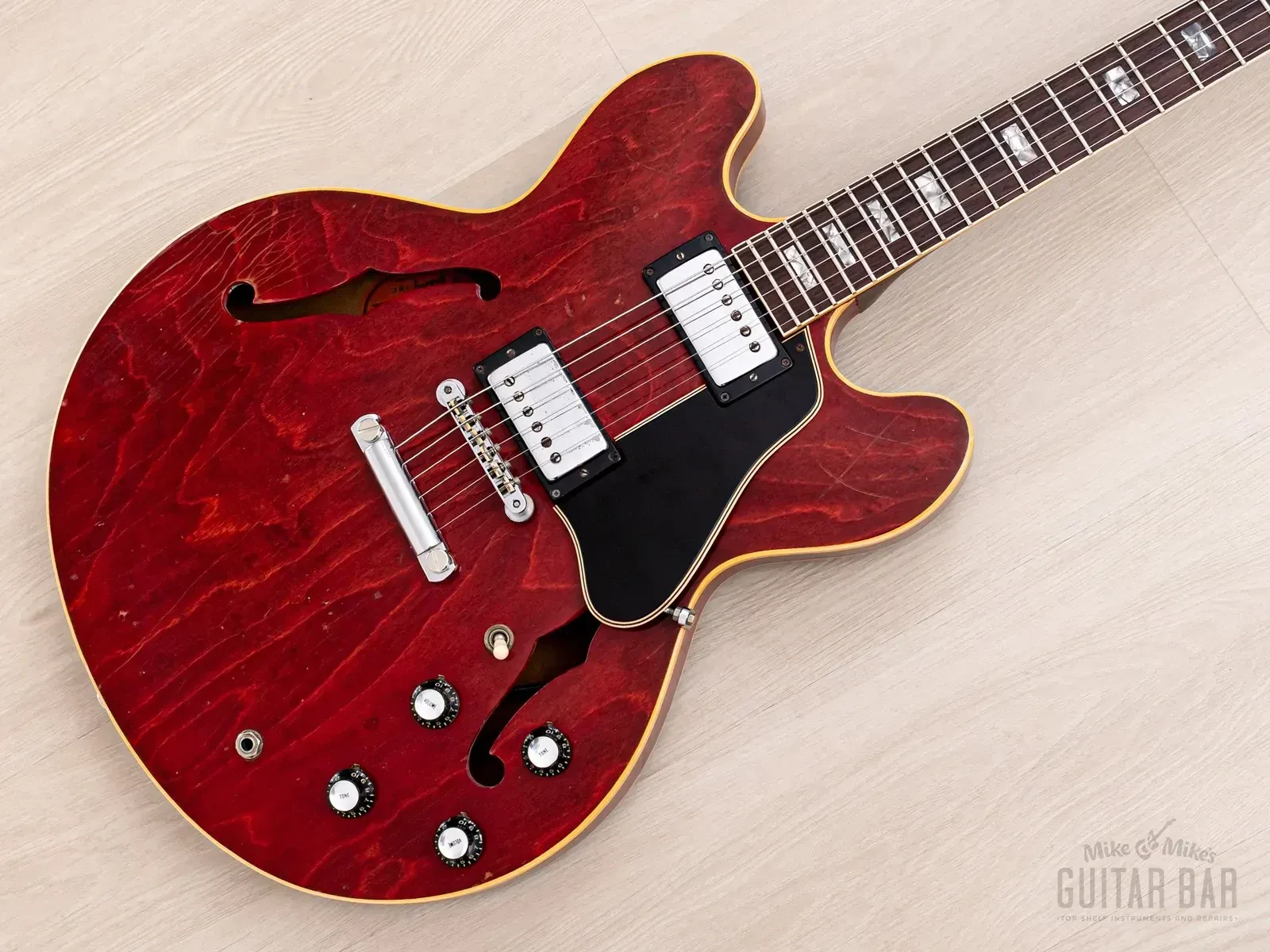 1967 Gibson ES-335 TDC Vintage Semi-Hollow Guitar Cherry w/ Pat # Pickups
