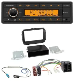 Автомагнитола для Alfa Romeo Giulietta 2013–2021 Continental MP3, Bluetooth, AUX, USB