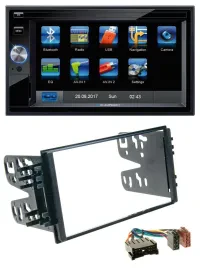 Blaupunkt SD Bluetooth 2DIN MP3 USB AUX Autoradio für Kia Carnival (2001-2005)