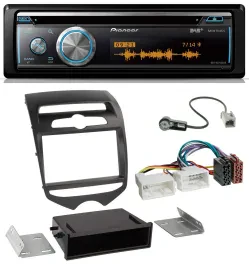 Автомагнитола для Hyundai ix20 Pioneer CD DAB USB Bluetooth (с 2010, для ручного кондиционера)