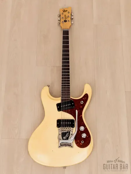 Элеткрогитара Mosrite Ventures Model Super Custom '65 Pearl White Japan 2000s w/Curtis Novak Pickups