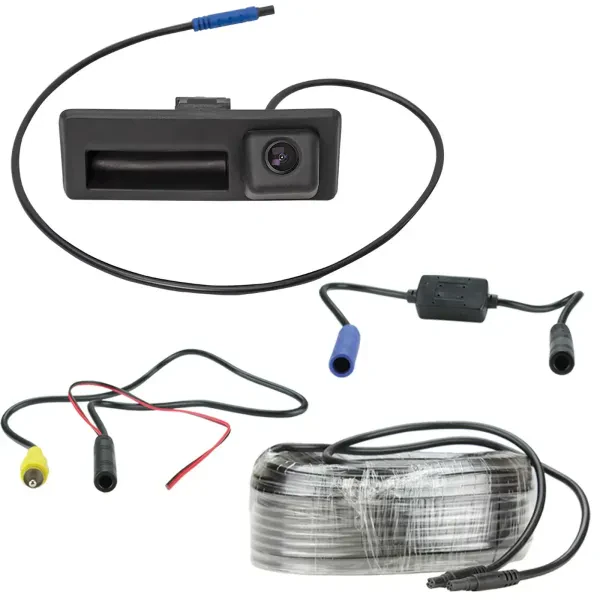 Connects2Vision CAM-SK2 170° Ersatz-Kofferraumgriff-Rückfahrkamera für Skoda Fab