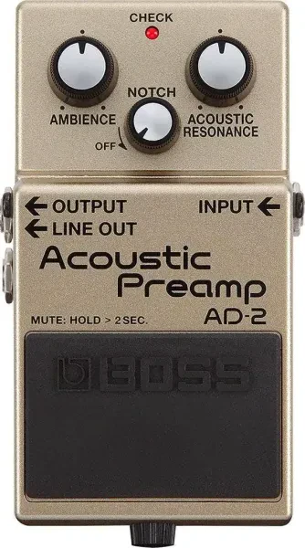 Педаль эффектов для акустической гитары BOSS AD-2 Acoustic Preamp