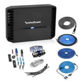 Rockford Fosgate Punch P500X1BD w/ Amplifier Wiring Kit