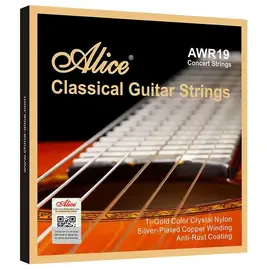Струны для классической гитары Alice AWR19-H Hard Tention Silver