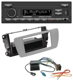 Blaupunkt USB DAB MP3 Bluetooth Autoradio für Seat Ibiza (ab 08) - dublingrau