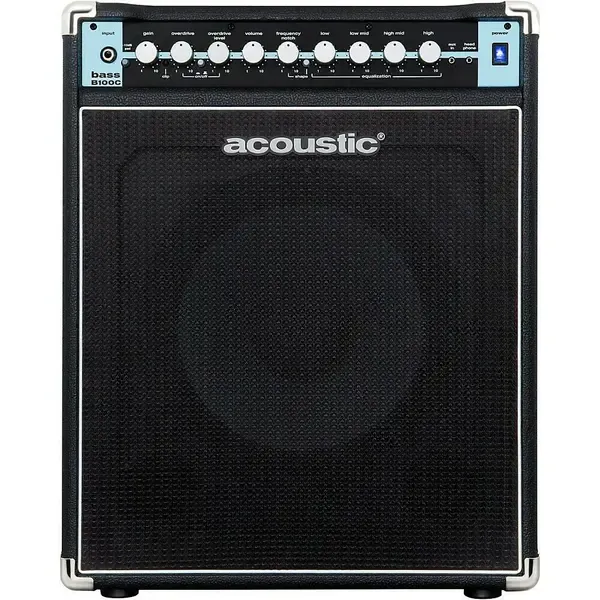 Комбоусилитель для бас-гитары Acoustic B100C 1X12 100W Bass Combo with Tilt-Back Cab Black