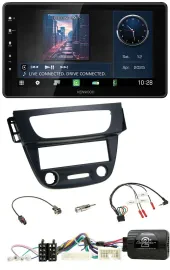 Автомагнитола Kenwood Bluetooth USB DAB для Renault Megane/Fluence 2012–2014