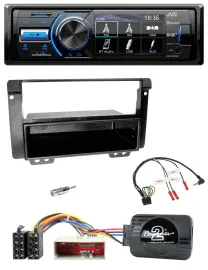 JVC Bluetooth Lenkrad USB DAB Autoradio für Landrover Freelander 2004-2006