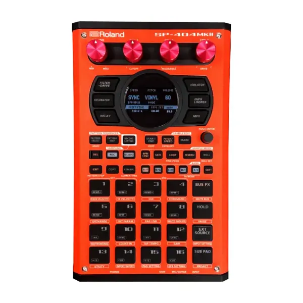 Защитная накладка для музыкального оборудования Xpowers Design SP-404 MKII Red