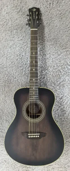 Luna Art Vintage Folk Size Solid Spruce Top Distressed Acoustic Guitar
