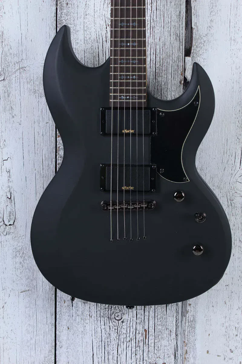 Schecter Demon Series Demon S-II Solid Body Electric Guitar Satin Black Finish