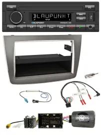 Автомагнитола Blaupunkt для Alfa Mito 2014–2018 (955), Bluetooth, MP3, USB, серебристая