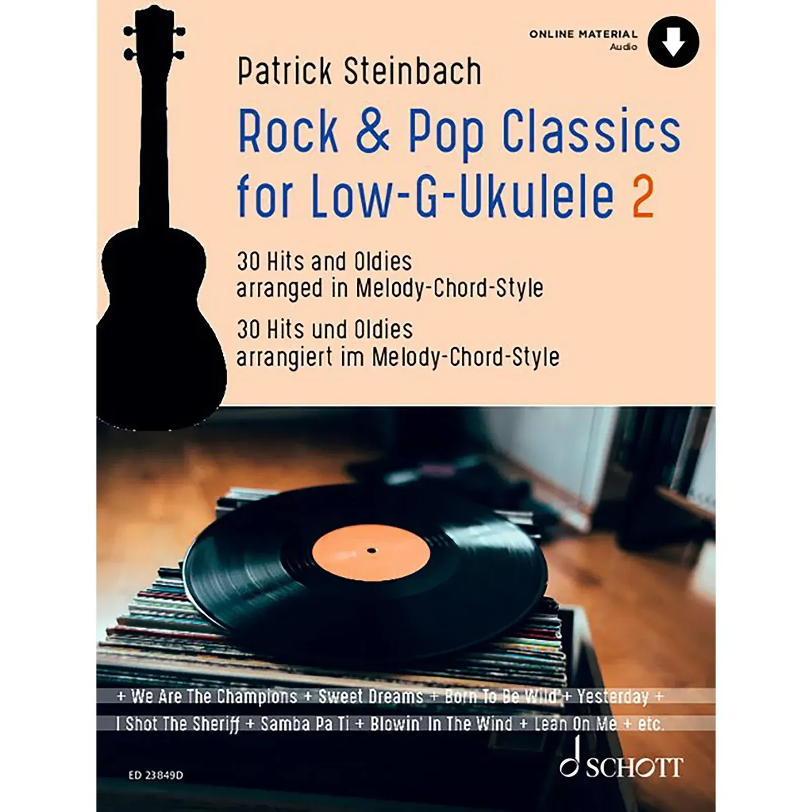 Сборник песен Schott Music Rock & Pop Classics for Low G Ukulele 2