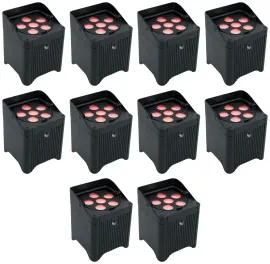 Светодиодный прибор Chauvet DJ Freedom Par T6 Black (10 штук)