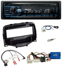 Alpine USB Bluetooth DAB Lenkrad Autoradio für Toyota Aygo 2014-2021