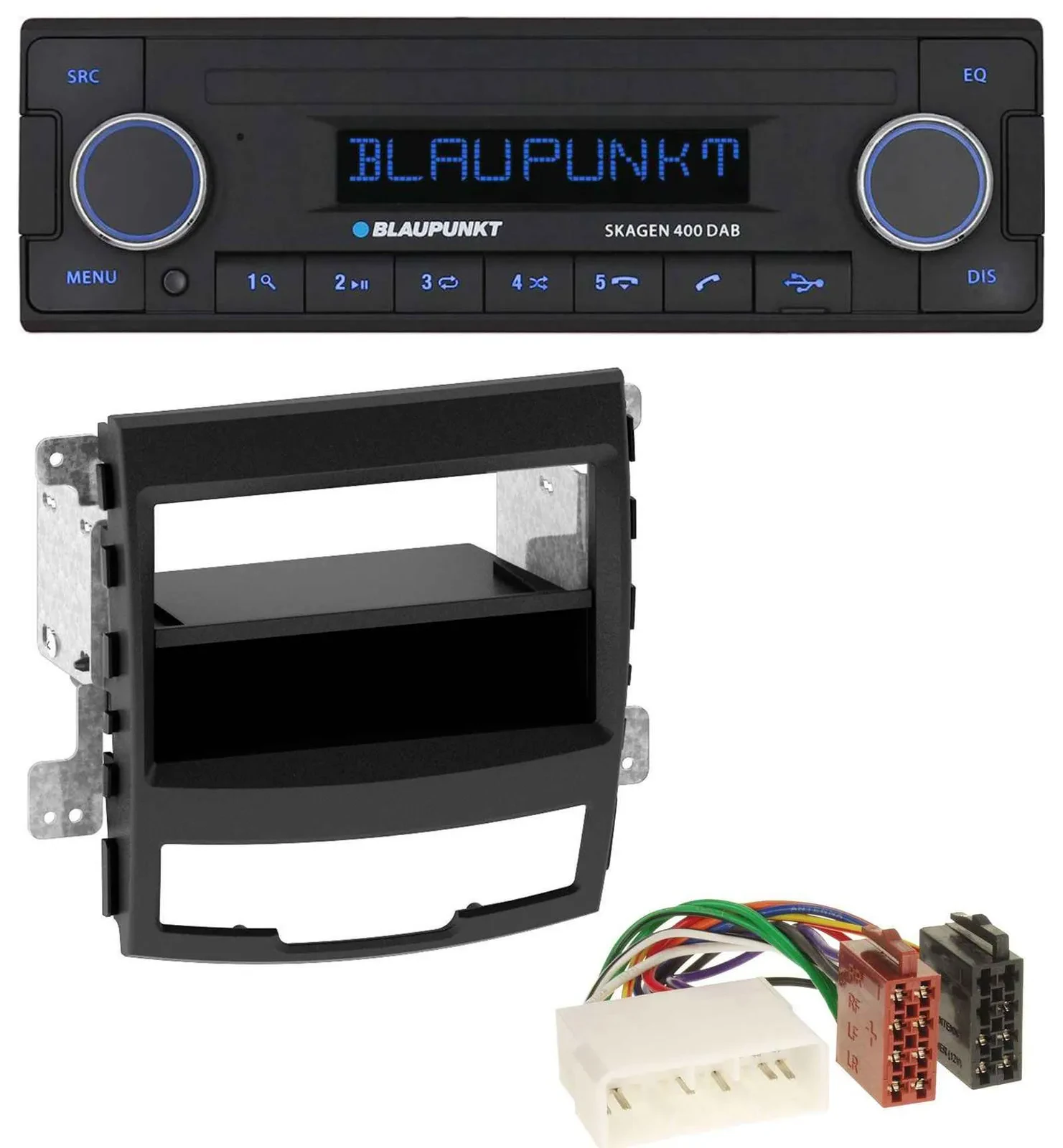 Blaupunkt DAB USB Bluetooth MP3 Autoradio für SsangYong Korando CK 2010-2013