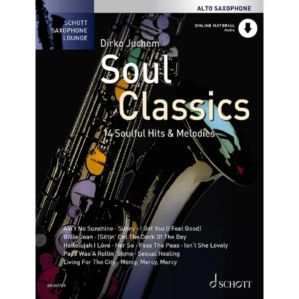 Сборник песен Schott Music Soul Classics Alto Saxophone