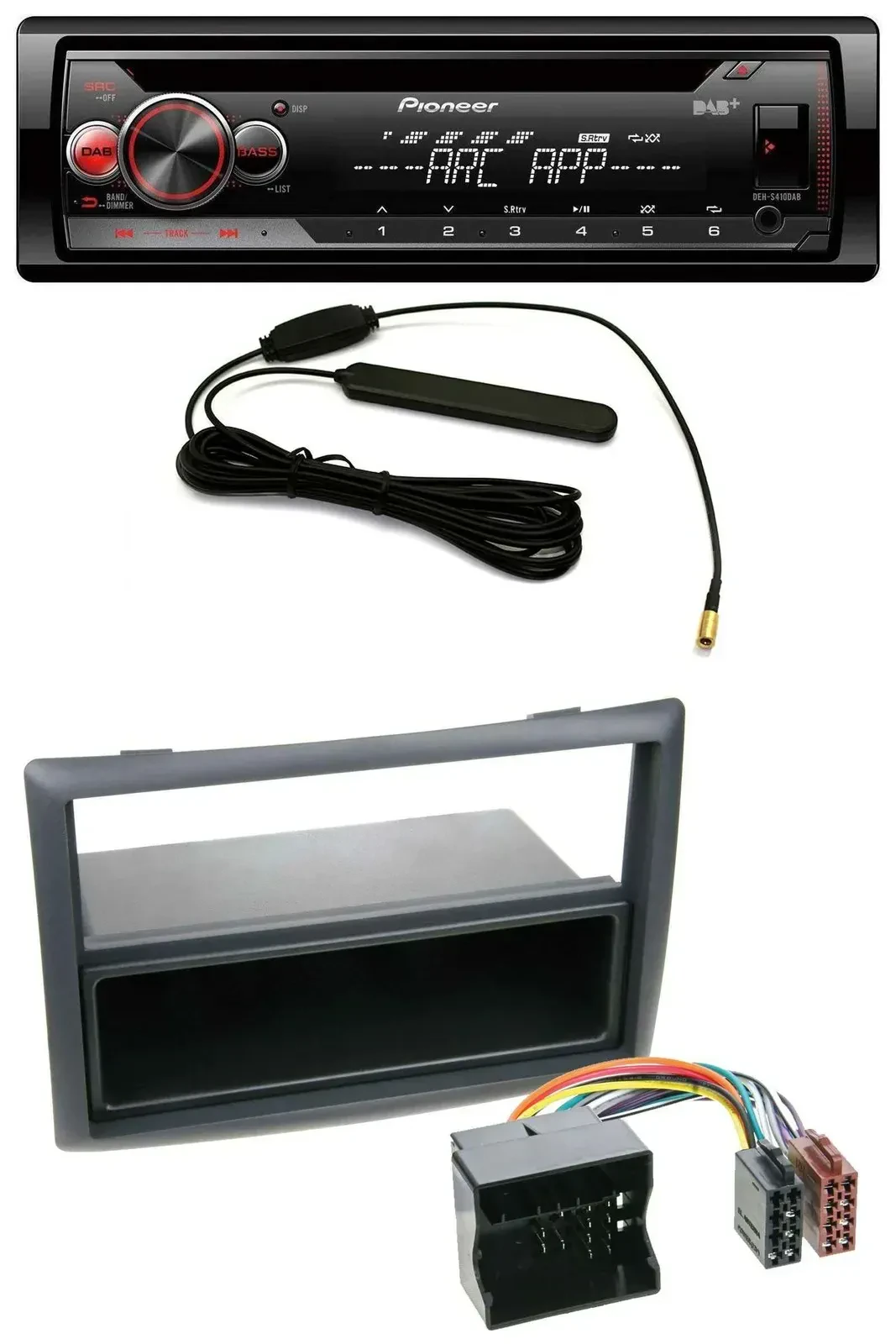 Автомагнитола для Renault Megane (2009–2010) Pioneer CD/USB/AUX/DAB, MP3