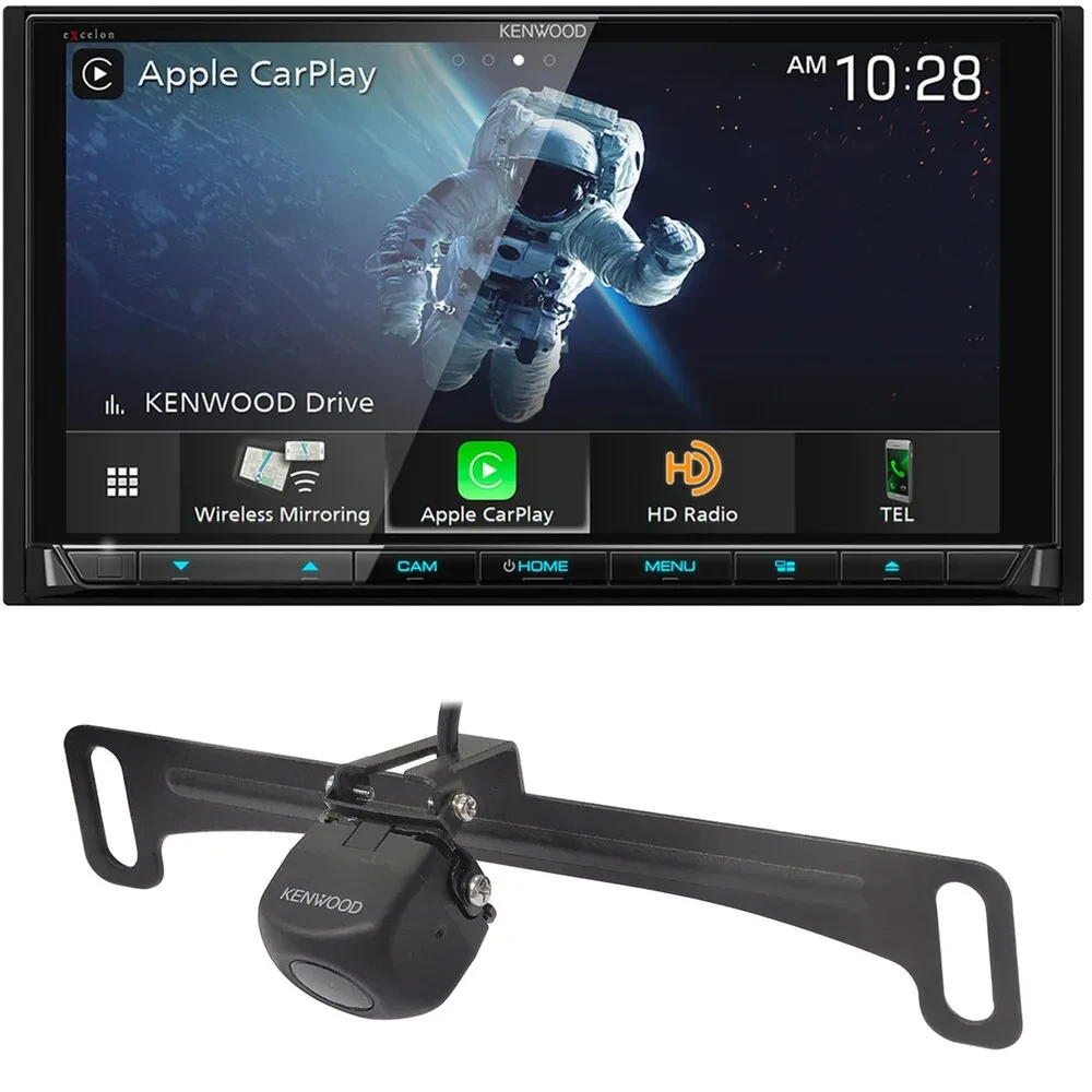 Kenwood DDX9907XR 6.75" Touchscreen Receiver + 195° Backup Camera