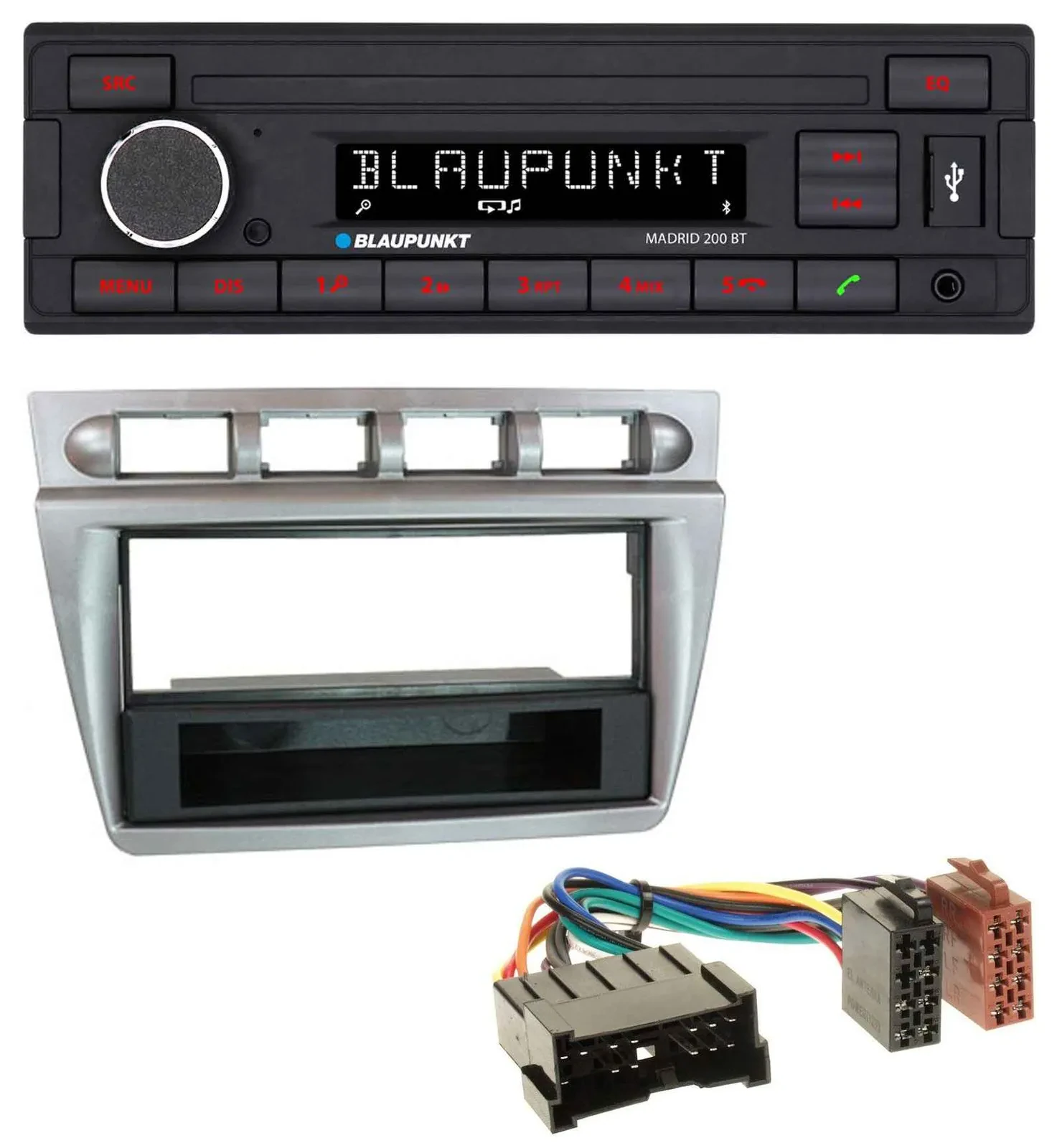 Blaupunkt USB AUX Bluetooth MP3 Autoradio für Kia Picanto (2004-2007)
