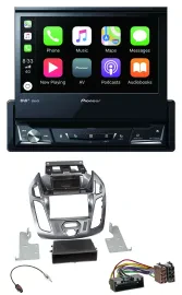 Pioneer DVD Bluetooth DAB USB MP3 Autoradio für Ford Connect Transit 12-18 ohne