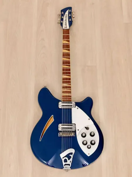 Полуакустическая электрогитара Rickenbacker 360 Azureglo w/ Toaster Pickups USA 1967 w/Case