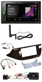 Pioneer MP3 DAB Lenkrad 2DIN Bluetooth Autoradio für Kia Ceed ab 2012 glänzend o