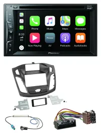 Pioneer MP3 USB DVD Bluetooth DAB 2DIN Autoradio für Ford Focus (2011-2014)