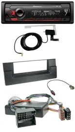 Pioneer DAB USB MP3 Bluetooth Autoradio für BMW X5 E53 5er E39 Aktivsystem Quadl