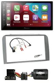 Pioneer USB Lenkrad DAB 2DIN Bluetooth Autoradio für Alfa Romeo 147 GT 04-10 sil