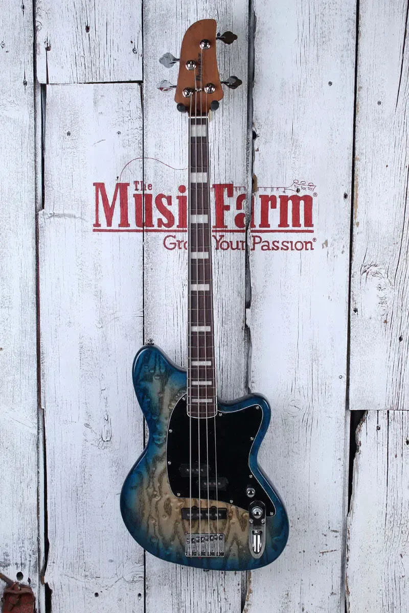 Бас-гитара Ibanez Talman TMB400TA 4 String Cosmic Blue Starburst